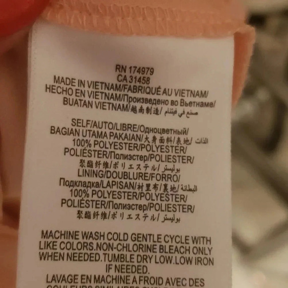 BCBG generation gorgeous peach dress size 12 NWOT - Picture 8 of 8